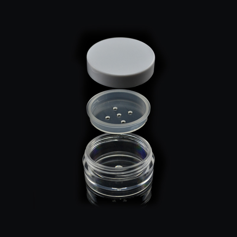 3g 5grams 5ml 10grams 10ml 20 grams 20 ml Square Round Empty Glitter Highlighters Powder jar with Sifter