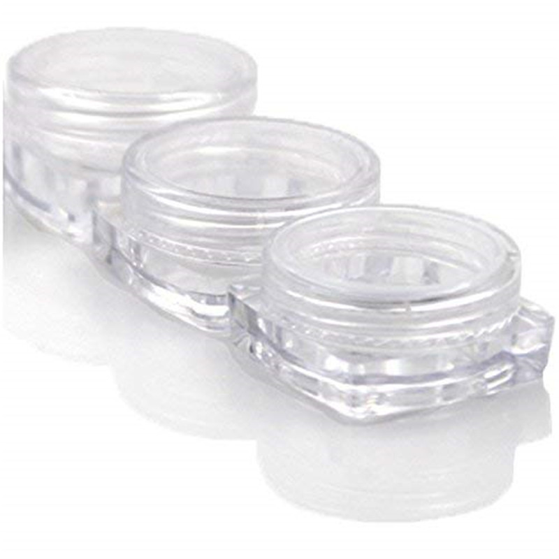 3g PS Colorful Cosmetic Empty Jar Pot Eyeshadow Makeup Face Cream Container
