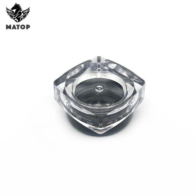 3g PS Colorful Cosmetic EmptyJar Pot Eyeshadow Makeup Face Cream Container