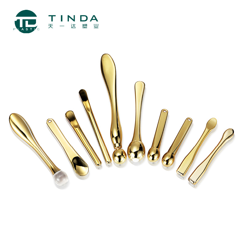 3g colorful cosmetic spatula cream metal applicator for skincare jar