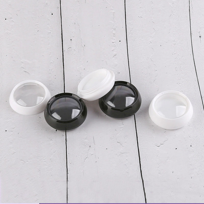 3g plastic false beauty nail jar, glitter powder box, Capsule container eye shadow jar