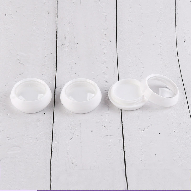 3g plastic false beauty nail jar, glitter powder box, Capsule container eye shadow jar