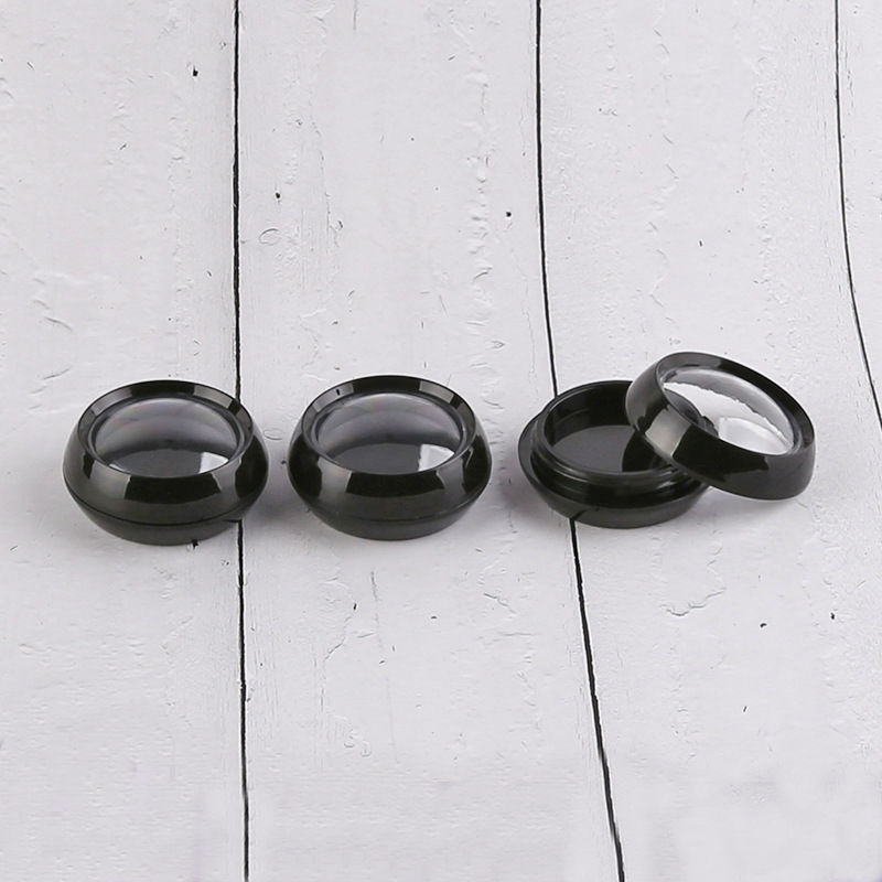 3g plastic false beauty nail jar, glitter powder box, Capsule container eye shadow jar