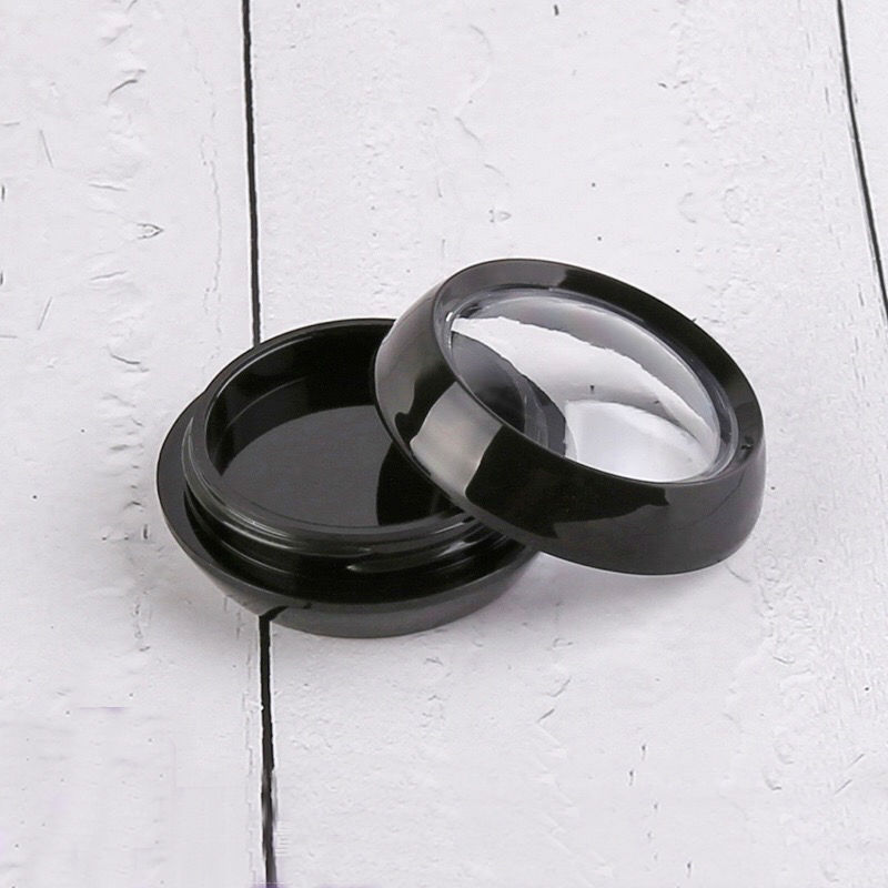 3g plastic false beauty nail jar, glitter powder box, Capsule container eye shadow jar