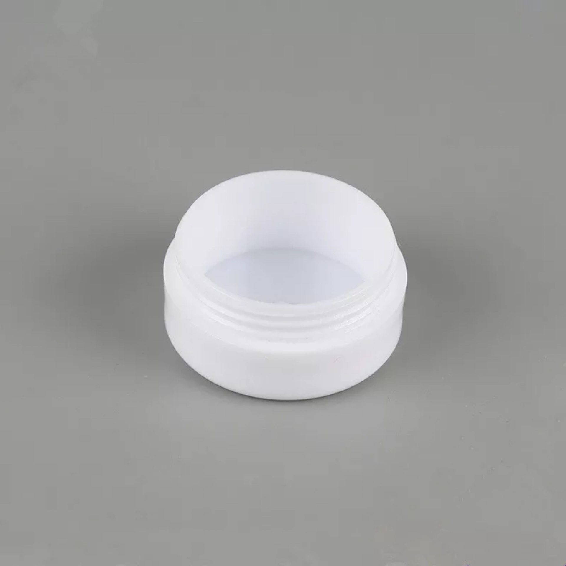3g white bottom plastic glitter powder jar, eye shadow/cream,Lipstick container