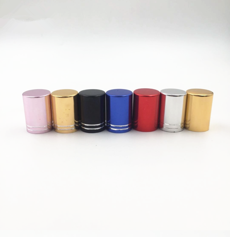 3ml 10ml UV coating shiny silver or gold eyelash extension glue bottle with aluminum cap