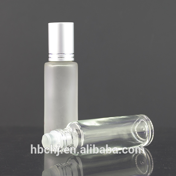 3ml 4ml 6ml 8ml 10ml 15ml clear frosted glass perfume roll on bottle for essential fragrance oils