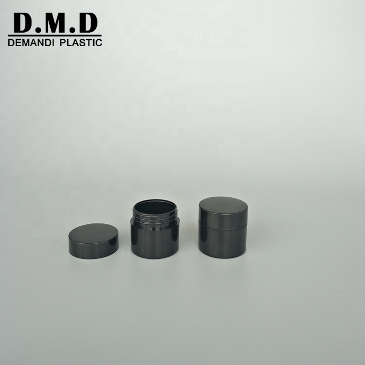 3ml 5g 5ml 10g 10ml 15g 20g 25g 30g 30ml 50ml 60grams 2oz 120ml plastic empty clear transparent cosmetic jar with silver lid