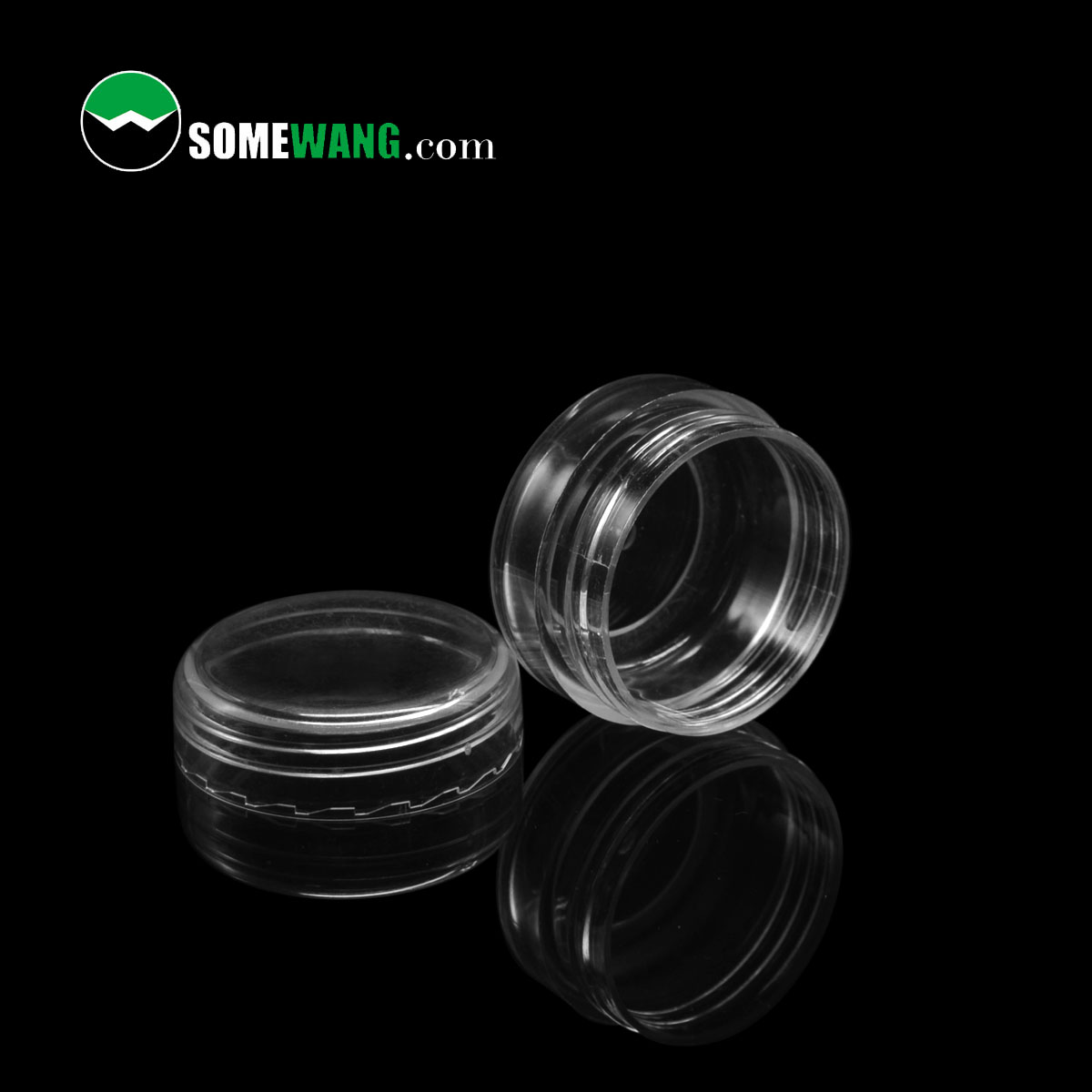 3ml 5ml 10ml 15ml 20ml polystyrene concentrate container clear transparent PS jar packaging use Made in China
