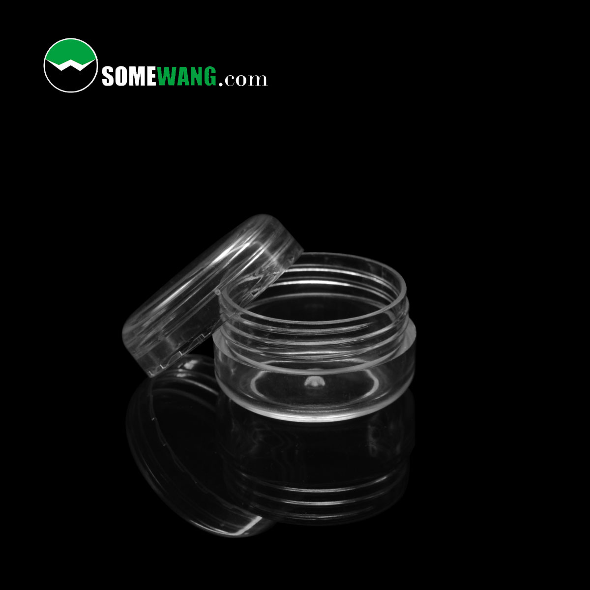 3ml 5ml 10ml 15ml 20ml polystyrene concentrate container clear transparent PS jar packaging use Made in China