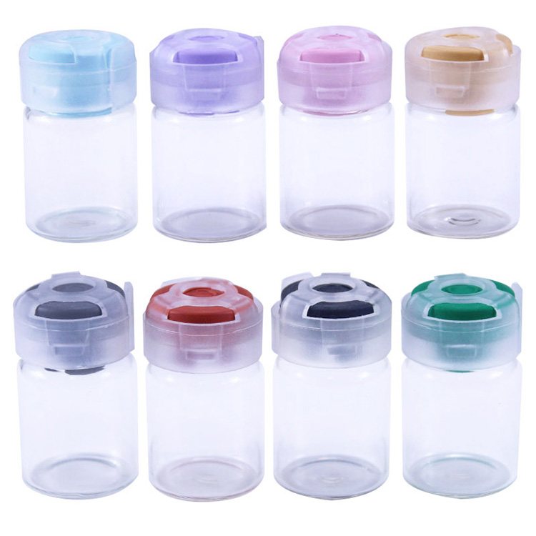 3ml 5ml 10ml 20ml 30ml glass vial Cosmetic Ampule Bottle glass ampoule bottle for essential oil serum