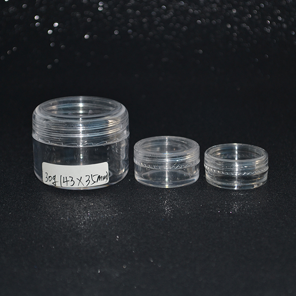 3ml 5ml 10ml 20ml cosmetic sample pot 5g 3g 10g 20g clear plastic cosmetic cream jar