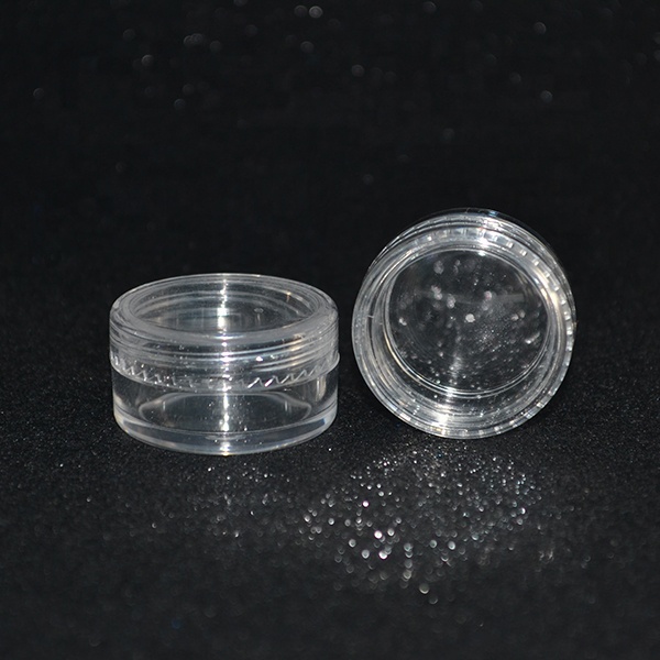 3ml 5ml 10ml 20ml cosmetic sample pot 5g 3g 10g 20g clear plastic cosmetic cream jar