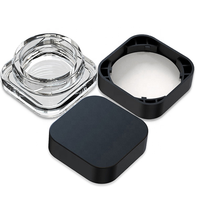 3ml 5ml 10ml Child Resistant Glass Concentrate Containers Printed Lids