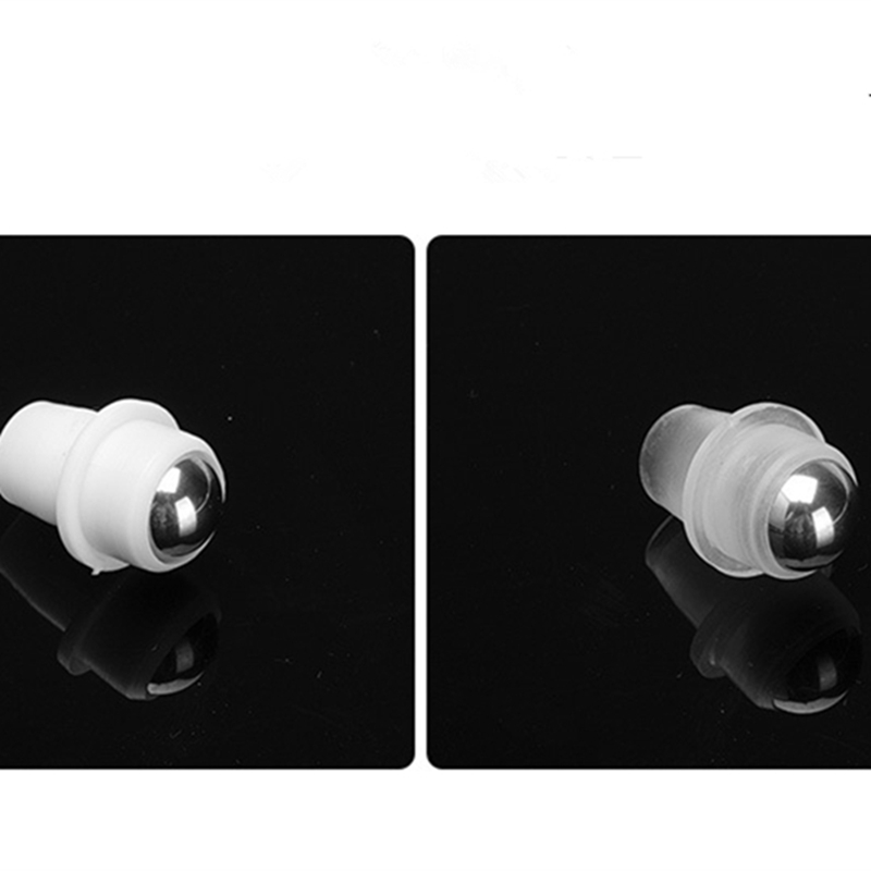 3ml 5ml 10ml clear frosted glass roll on bottle with metal roller ball perfume vials