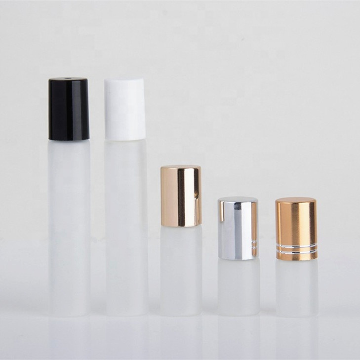3ml 5ml 10ml frosted amber glass roll on bottle perfume roller bottle vials perfume glass bottle