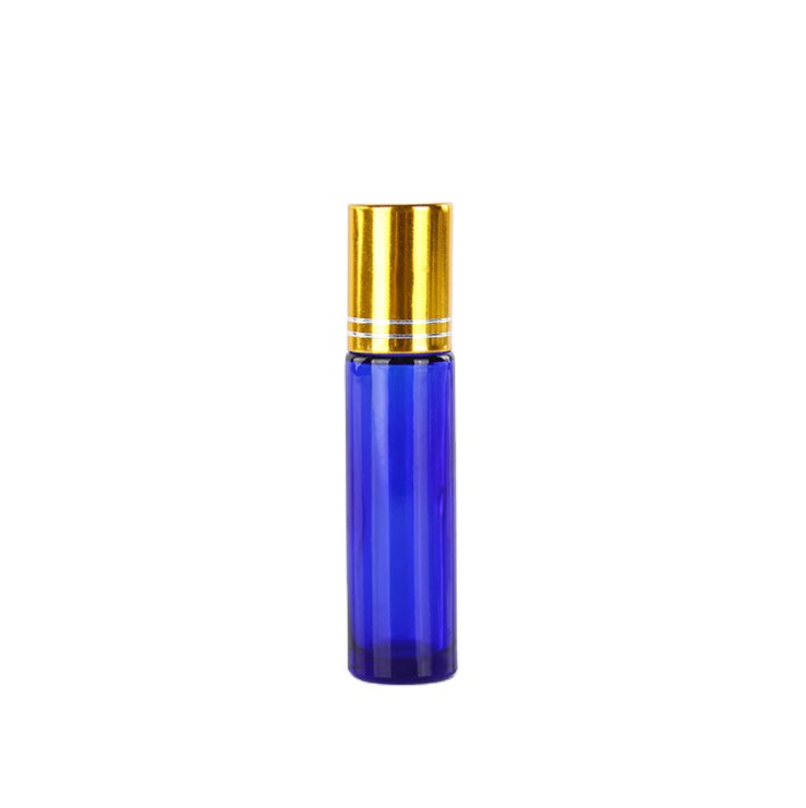 3ml 5ml 10ml roller ball small amber blue green frosted glass bottle for eye cream perfume essential oil