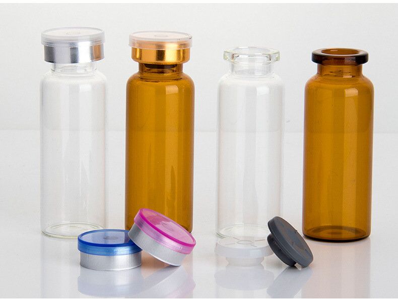 3ml 5ml 10ml small amber glass penicillin bottle medicine vial with long dispenser