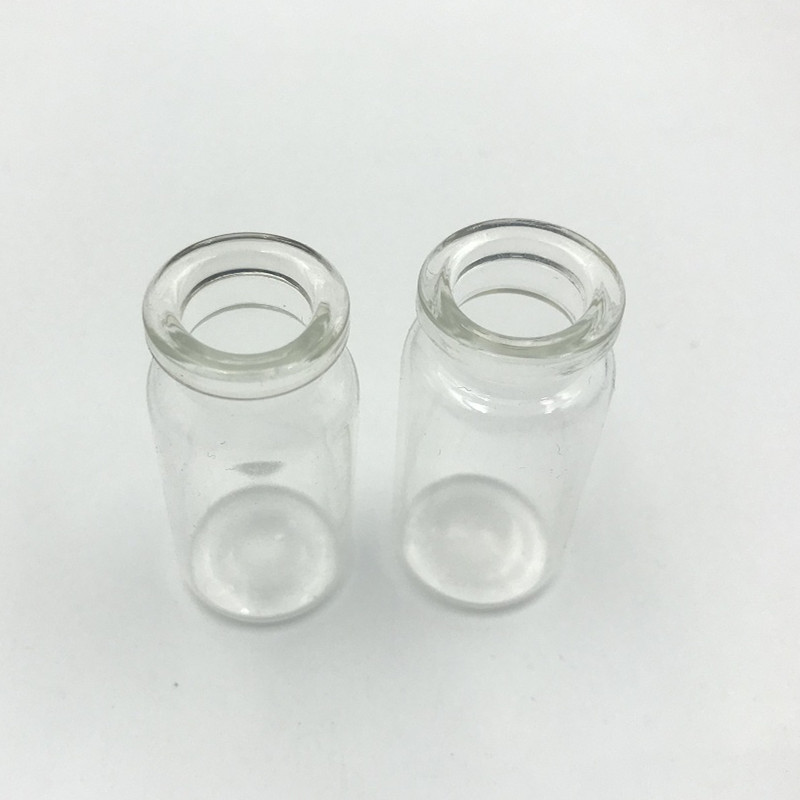 3ml 5ml 6ml 7ml 8ml 10ml 15ml 20ml 30ml transparent clear glass vial bottles for serum with rubber stopper cap