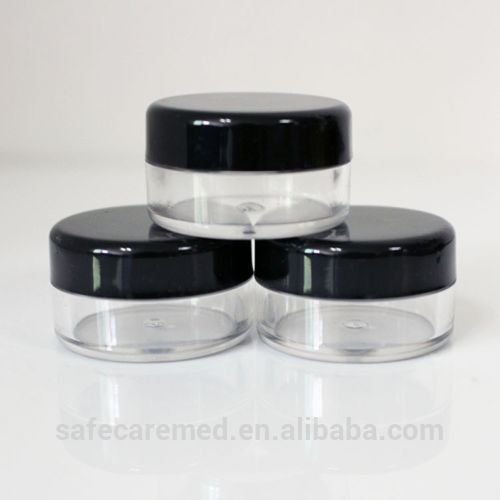 3ml 5ml 7ml 10ml Mini Small Cream Jar Plastic Cosmetic Jar