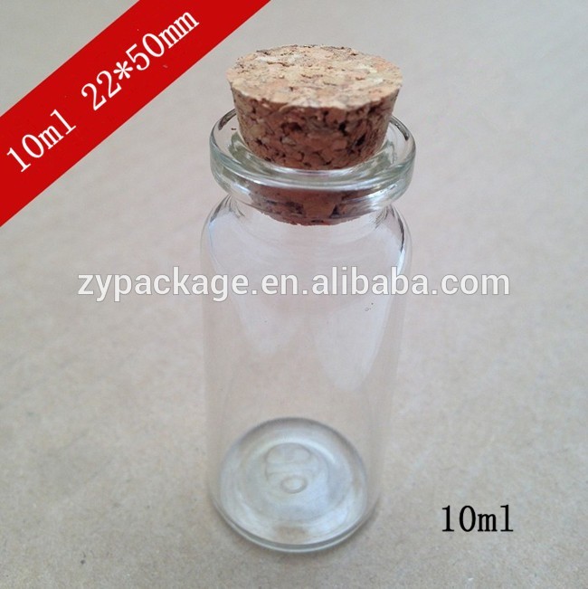 3ml 5ml 7ml 8ml 10ml 15ml 20ml 30ml clear glass wishing/small drift bottle/vials with cork for gift