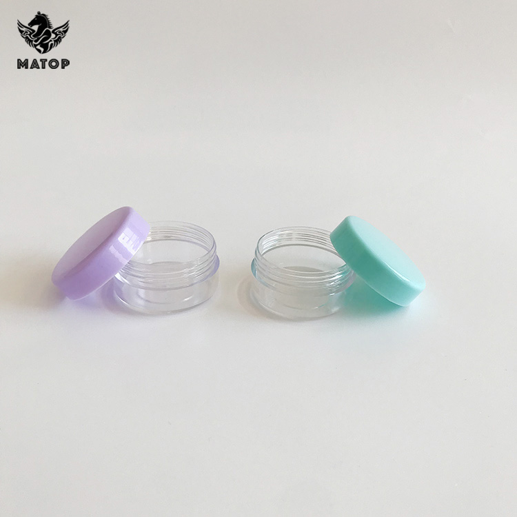 3ml 5ml 7ml 8ml 10ml 15ml 20ml 30ml small plastic cosmetics jars with lids