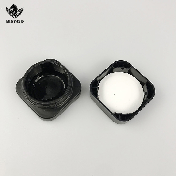 3ml 5ml 7ml 9ml Glass Storage Jar with Child Proof Cap