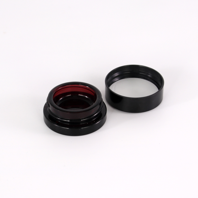 3ml 5ml 7ml mini storage container child resistant small empty concentrate black glass jar