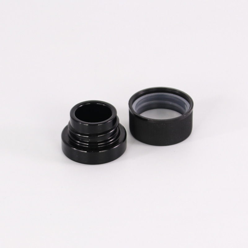 3ml 5ml 7ml mini storage container child resistant small empty concentrate black glass jar