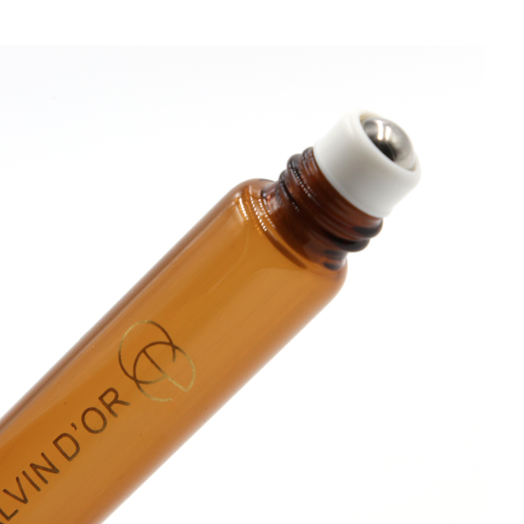 3ml 5ml 8ml 10ml 12ml 15ml amber clear gold essential oil roll on glass bottle