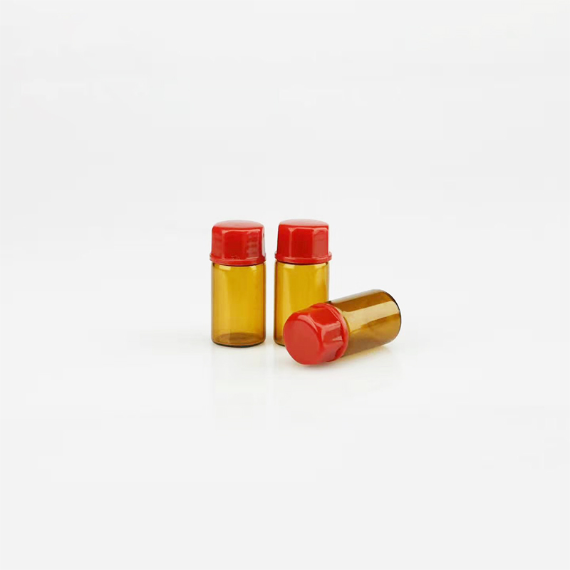 3ml 5ml 8ml 10ml 15ml clear pipette glass serum dropper bottles with gold aluminium middle collar and rubber top