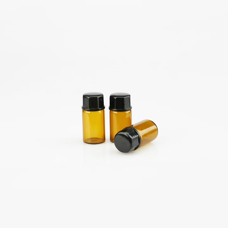 3ml 5ml 8ml 10ml 15ml clear pipette glass serum dropper bottles with gold aluminium middle collar and rubber top