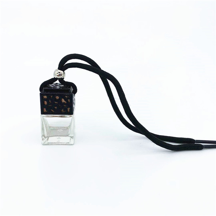 3ml 5ml 8ml 10ml Square bottle for car fragrance pendant air freshener empty perfume glass bottle hanging diffuser fancy perfume
