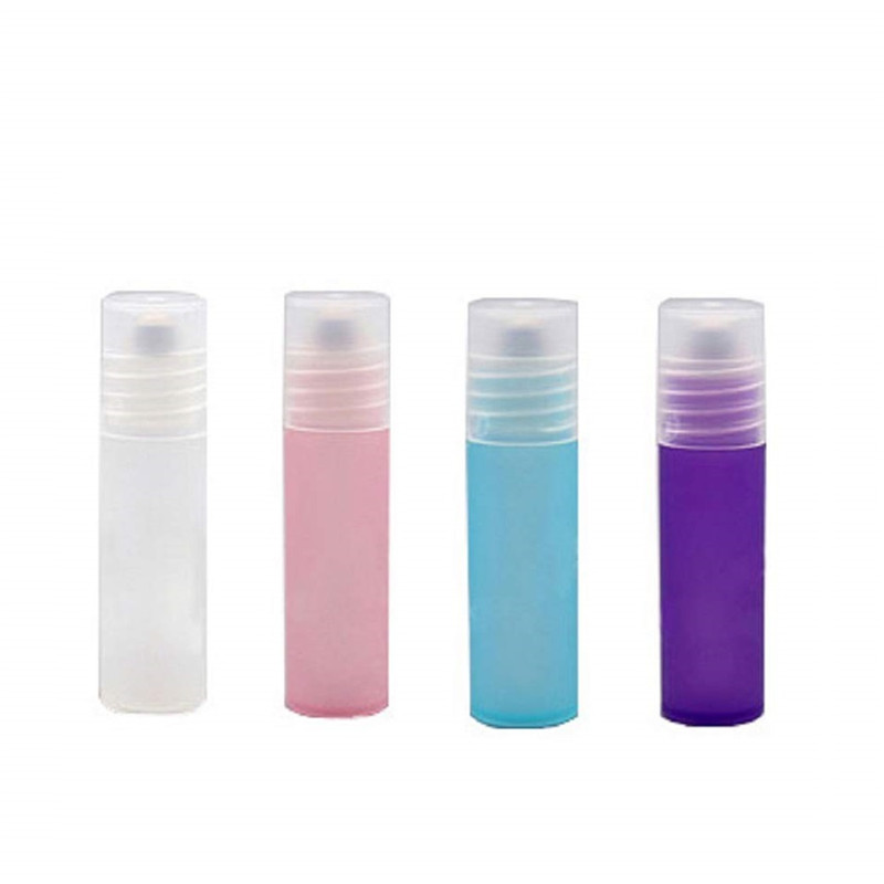 3ml 5ml 8ml 10ml frost blue purple pink Empty deodorant roller bottle plastic roll on bottle
