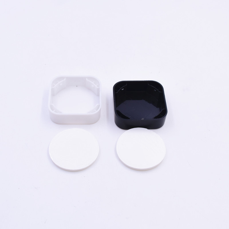 3ml 5ml 9ml Wholesale custom black opaque small glass jars with black child resistant lid