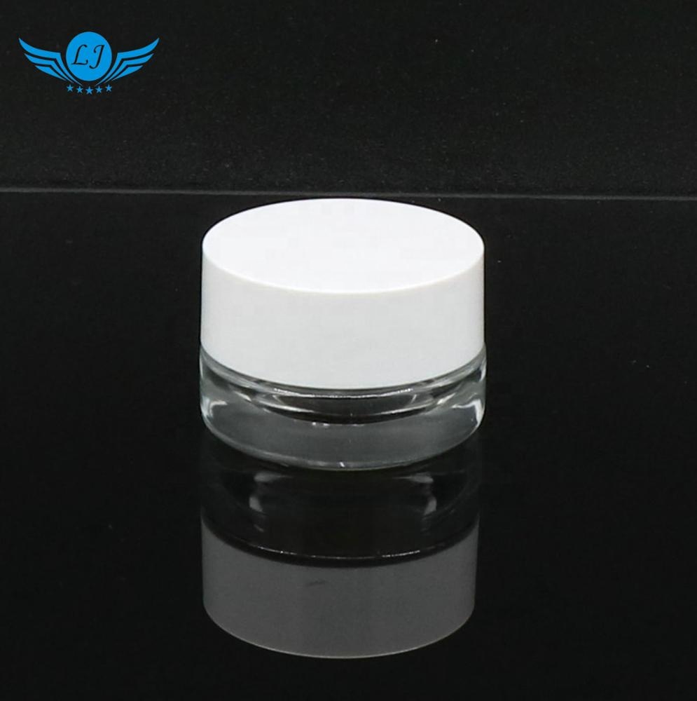 3ml 5ml 9ml thick wall Child Proof Glass Jar With Child Resistant Lid For Tobacco Tar