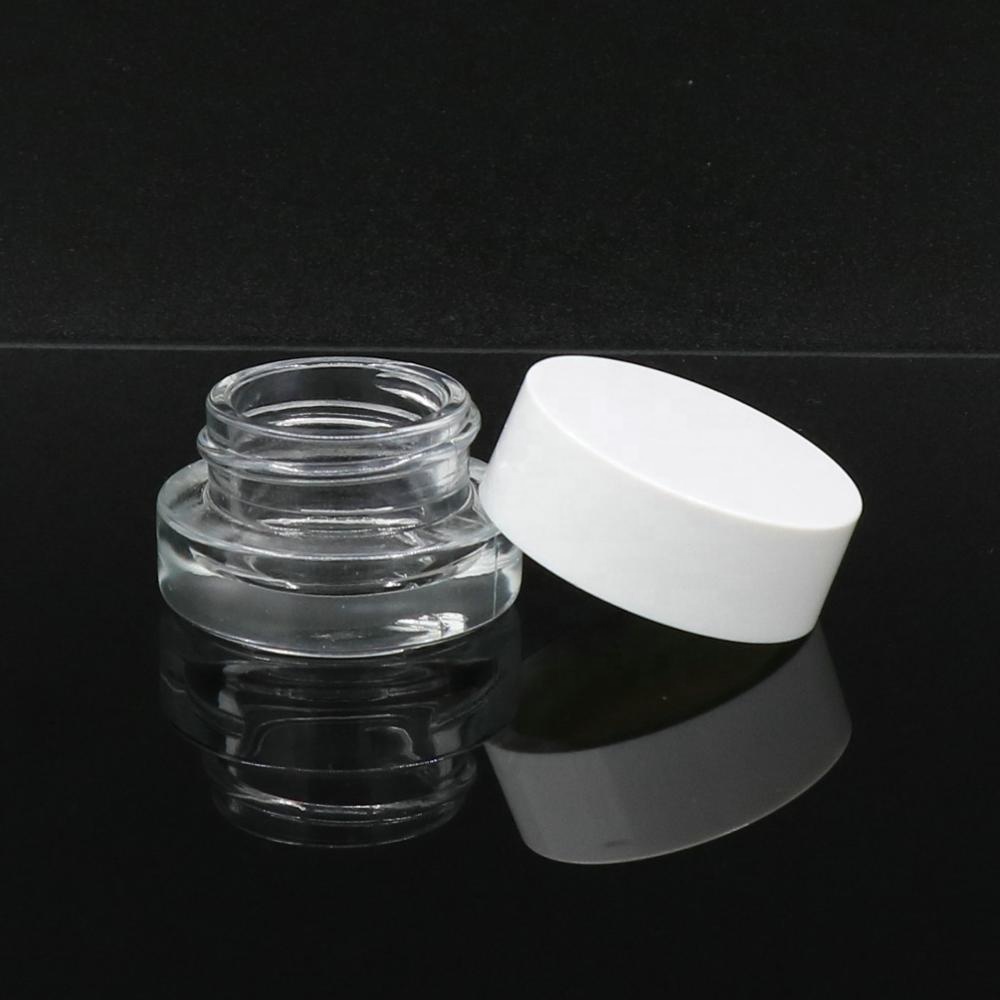 3ml 5ml 9ml thick wall Child Proof Glass Jar With Child Resistant Lid For Tobacco Tar