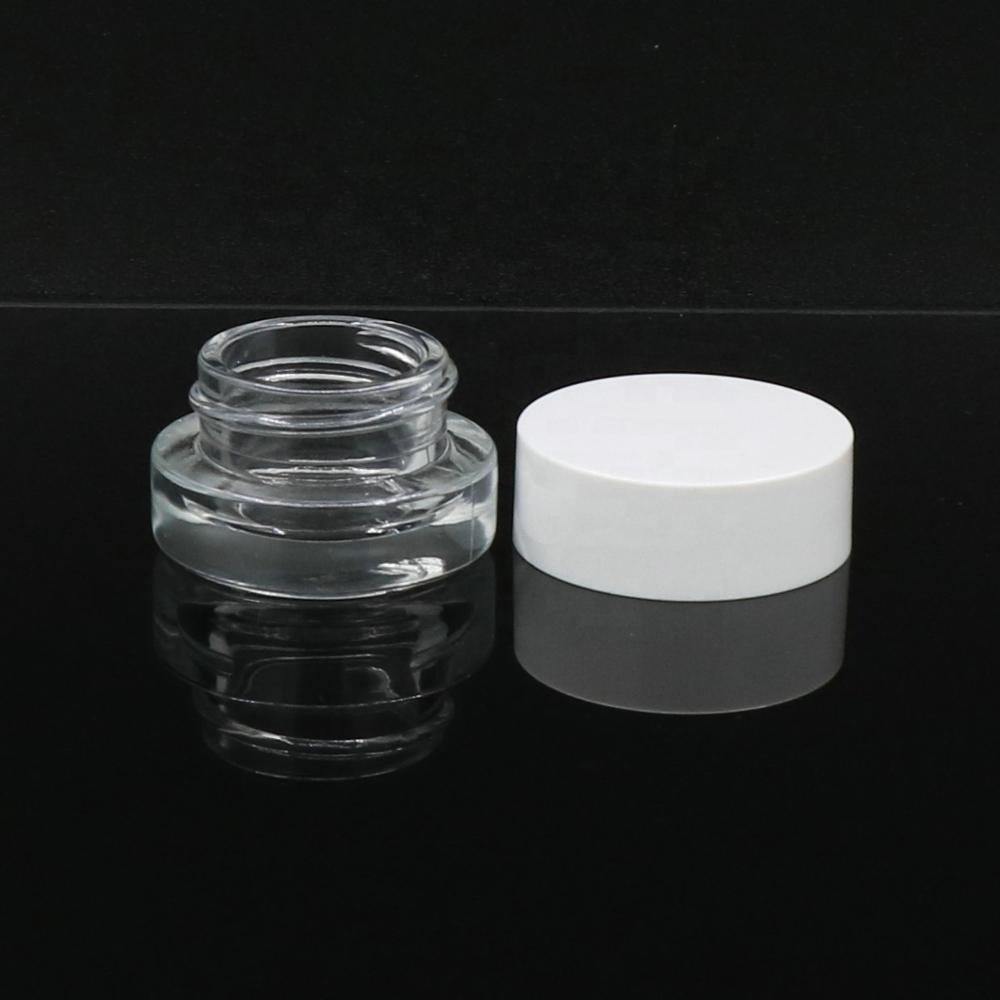 3ml 5ml 9ml thick wall Child Proof Glass Jar With Child Resistant Lid For Tobacco Tar