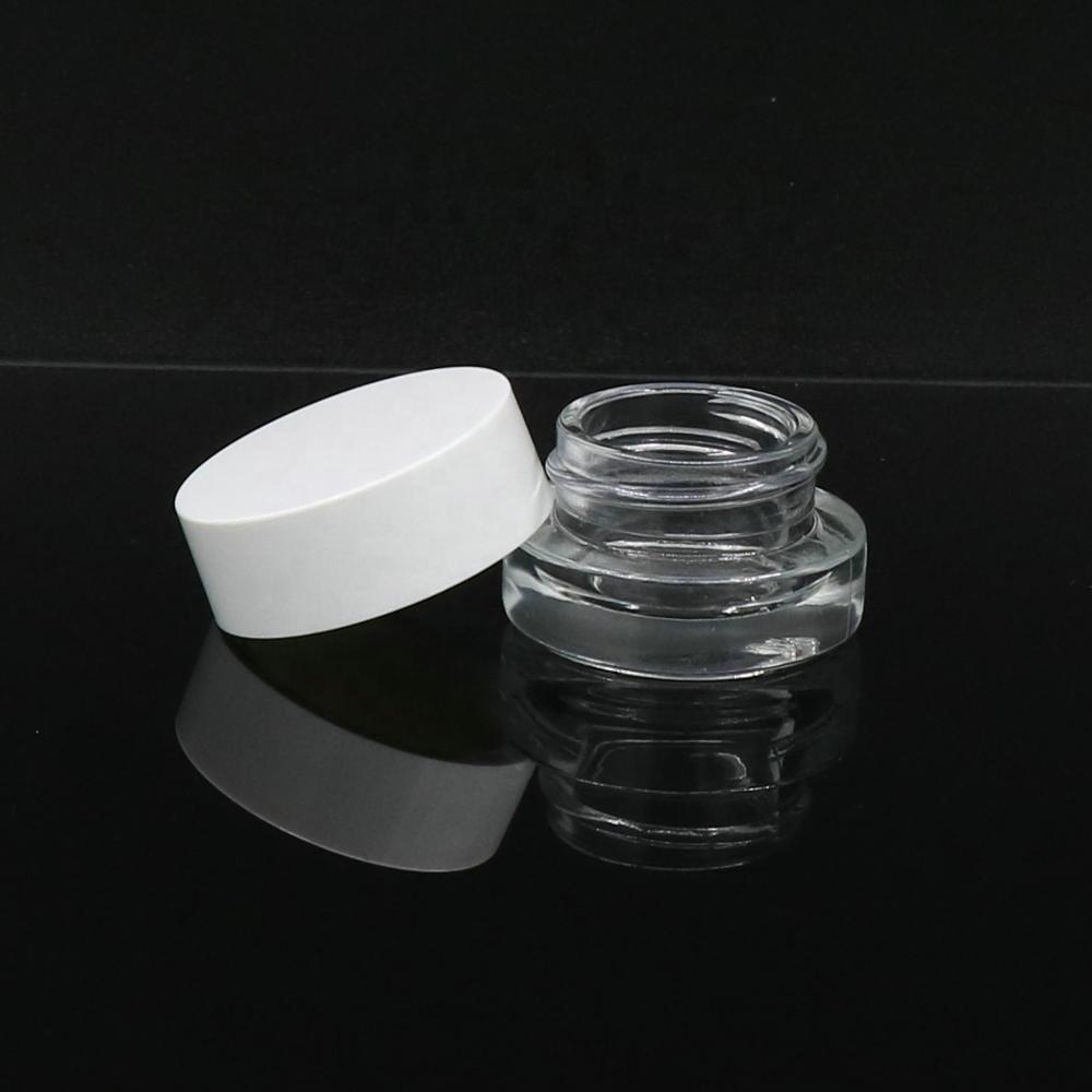 3ml 5ml 9ml thick wall Child Proof Glass Jar With Child Resistant Lid For Tobacco Tar