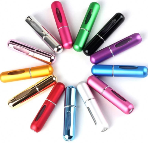 3ml 5ml Aluminum Bottom Refillable Travel Portable Perfume Atomizer Pump Spray Perfume Bottle