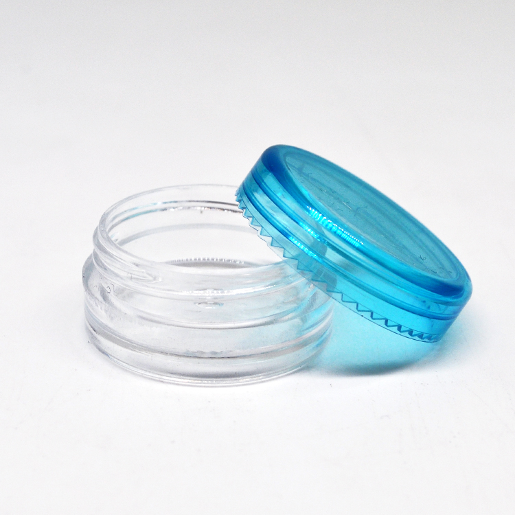3ml 5ml cosmetic sample travel jars facial, eye, mask cream container 3g small pet plastic jar