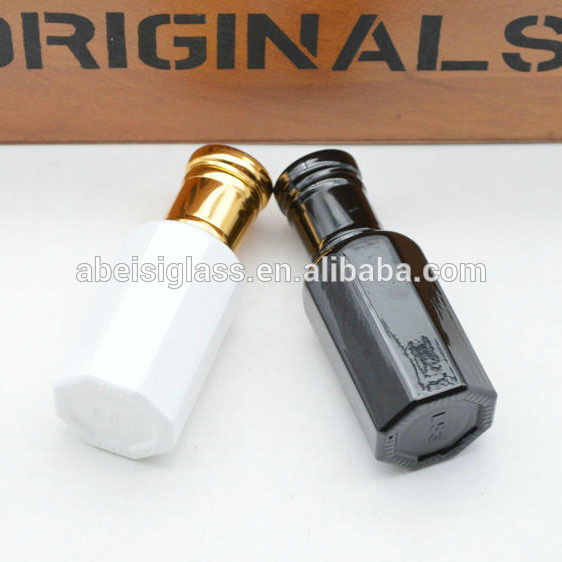 3ml 6ml 12ml Arabian oud attar gold screw cap glass perfume or agarwood oil fragrances in mini bottles