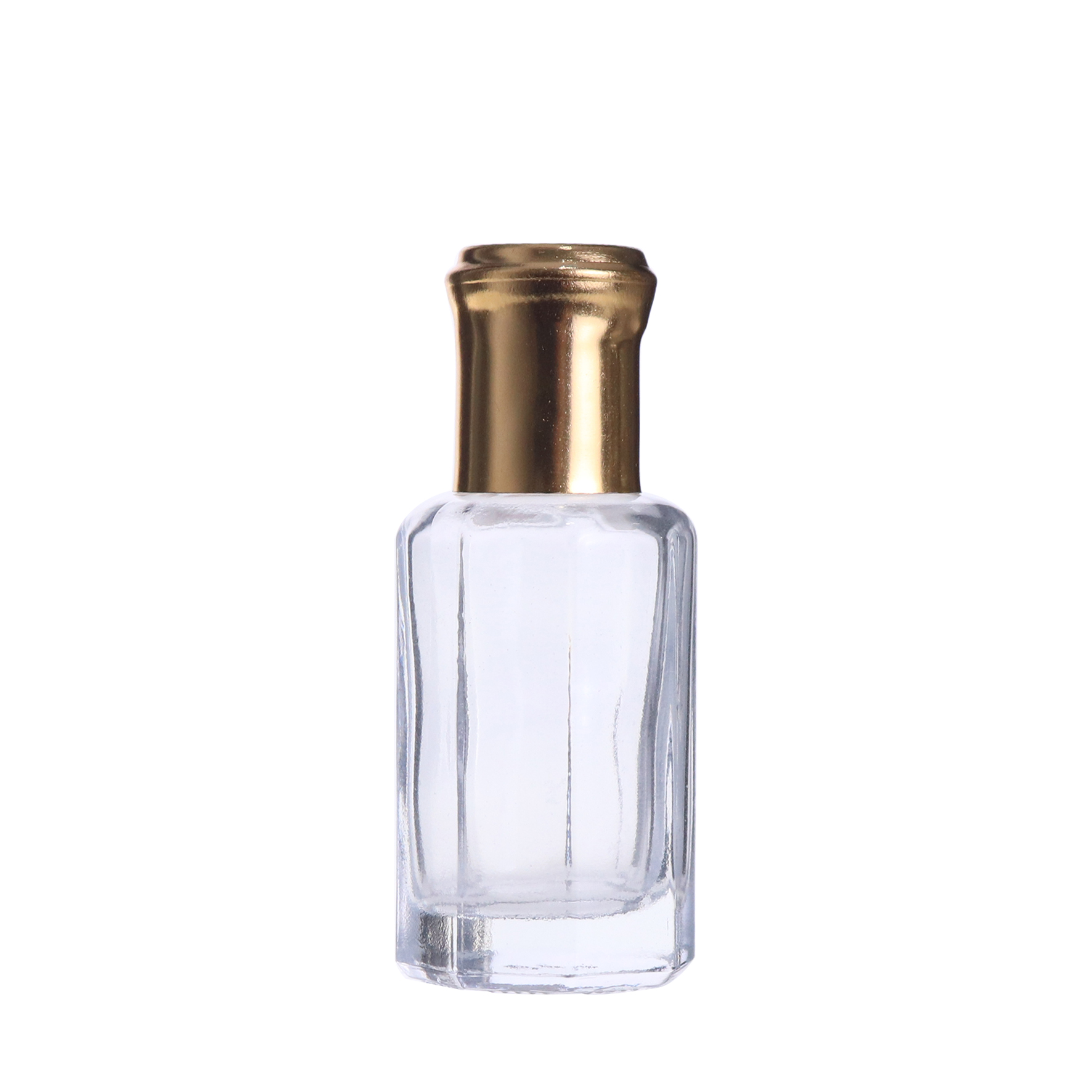 3ml 6ml 12ml Arabian oud attar gold screw cap glass perfume or agarwood oil fragrances in mini bottles