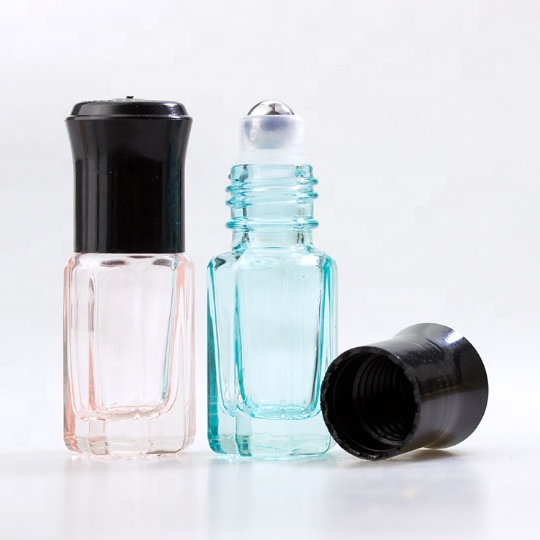 3ml,6ml,12ml Clear Colorful Aniseed Glass Roll On Bottle For Nail Polish Perfume Cosmetic Bottle