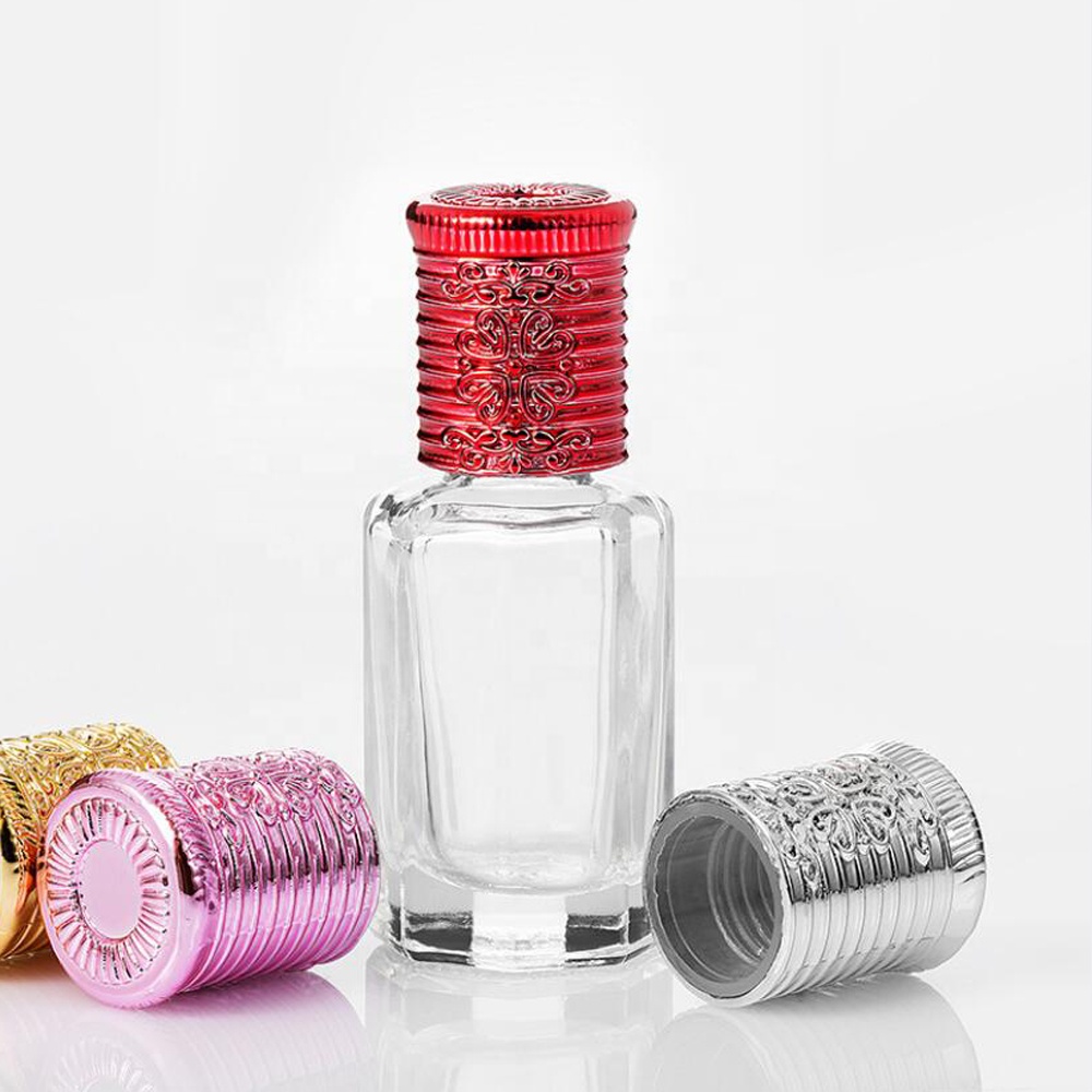 3ml 6ml 12ml Portable pocket oil perfume custom glass roll on bottle