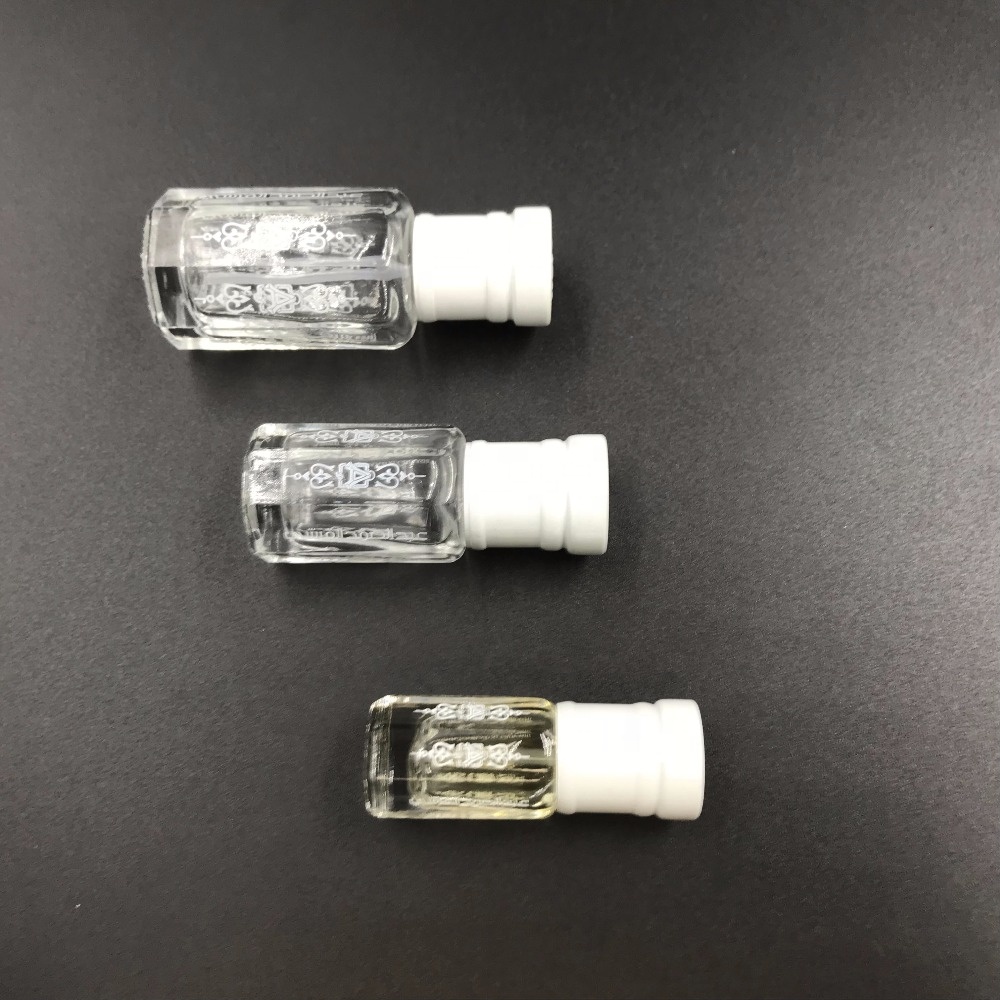 3ml 6ml 12ml hot sale attar oil perfume glass bottle for oud oil