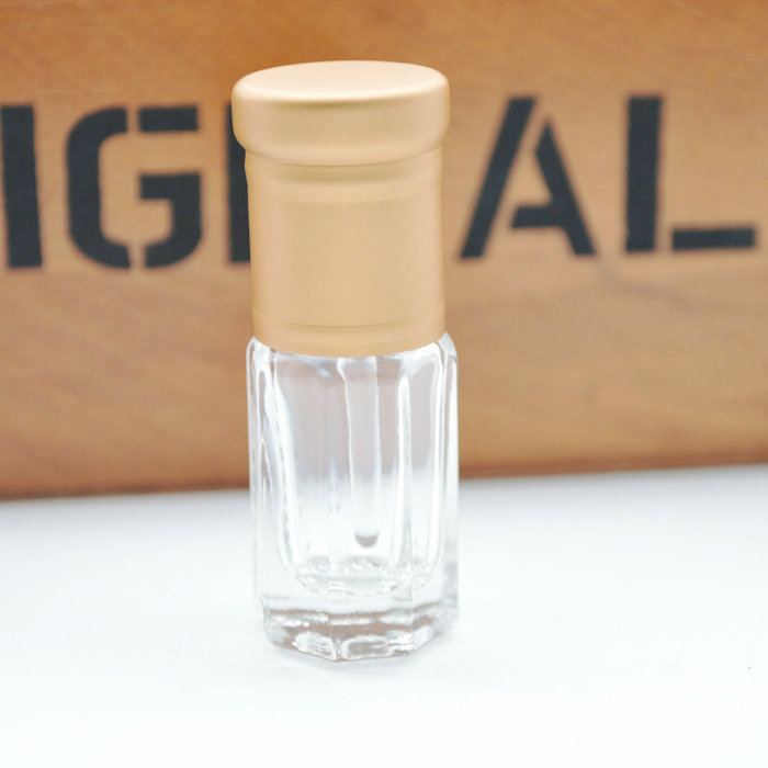 3ml 6ml 12ml octagon attar glass bottle for perfume