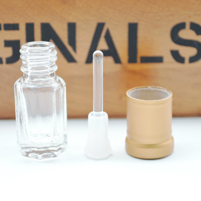 3ml 6ml 12ml octagon attar glass bottle for perfume