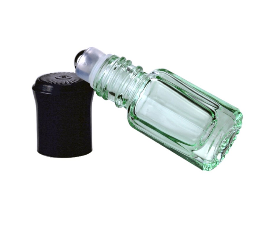3ml 6ml 12ml octagonal perfume oil / attar bottle wholesale crystal perfume bottles