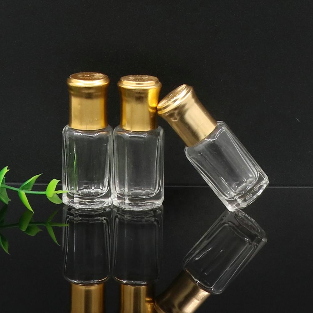 3ml 6ml 12ml octagonal perfume oil/attar bottle wholesale perfume bottles with glass stick